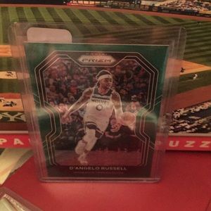 D’Angelo Russell Green Panini Prizm 2020-21